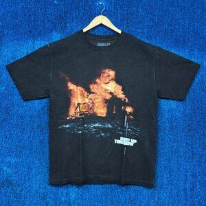 The Weeknd Hurry Up Tomorrow Album Graphic Rap Tee size Large